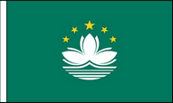 Macau Hand Waving Flags